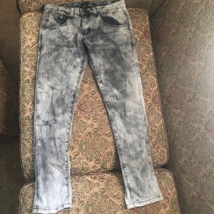 Faded Grey Skinny Jeans
